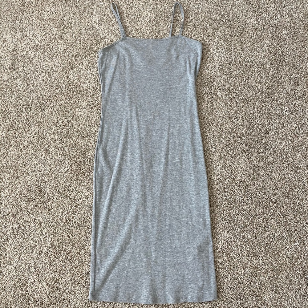 Women’s Topshop gray midi dress size 4